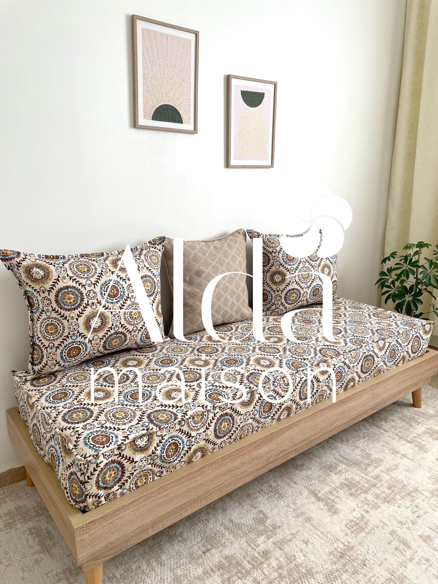 ( تفريشة كانابي واحد مع 2 مخايد ( فارغين ( César )