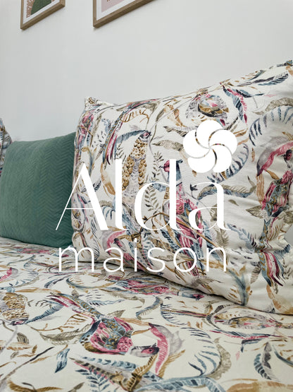 ( تفريشة كانابي واحد مع 2 مخايد ( فارغين ( Savannah pink )