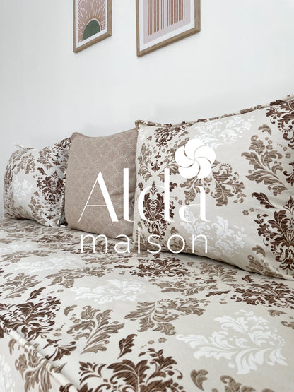 ( تفريشة كانابي واحد مع 2 مخايد ( فارغين ( Nougat )