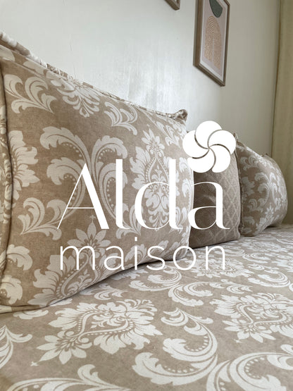 ( تفريشة كانابي واحد مع 2 مخايد ( فارغين ( Mokka )