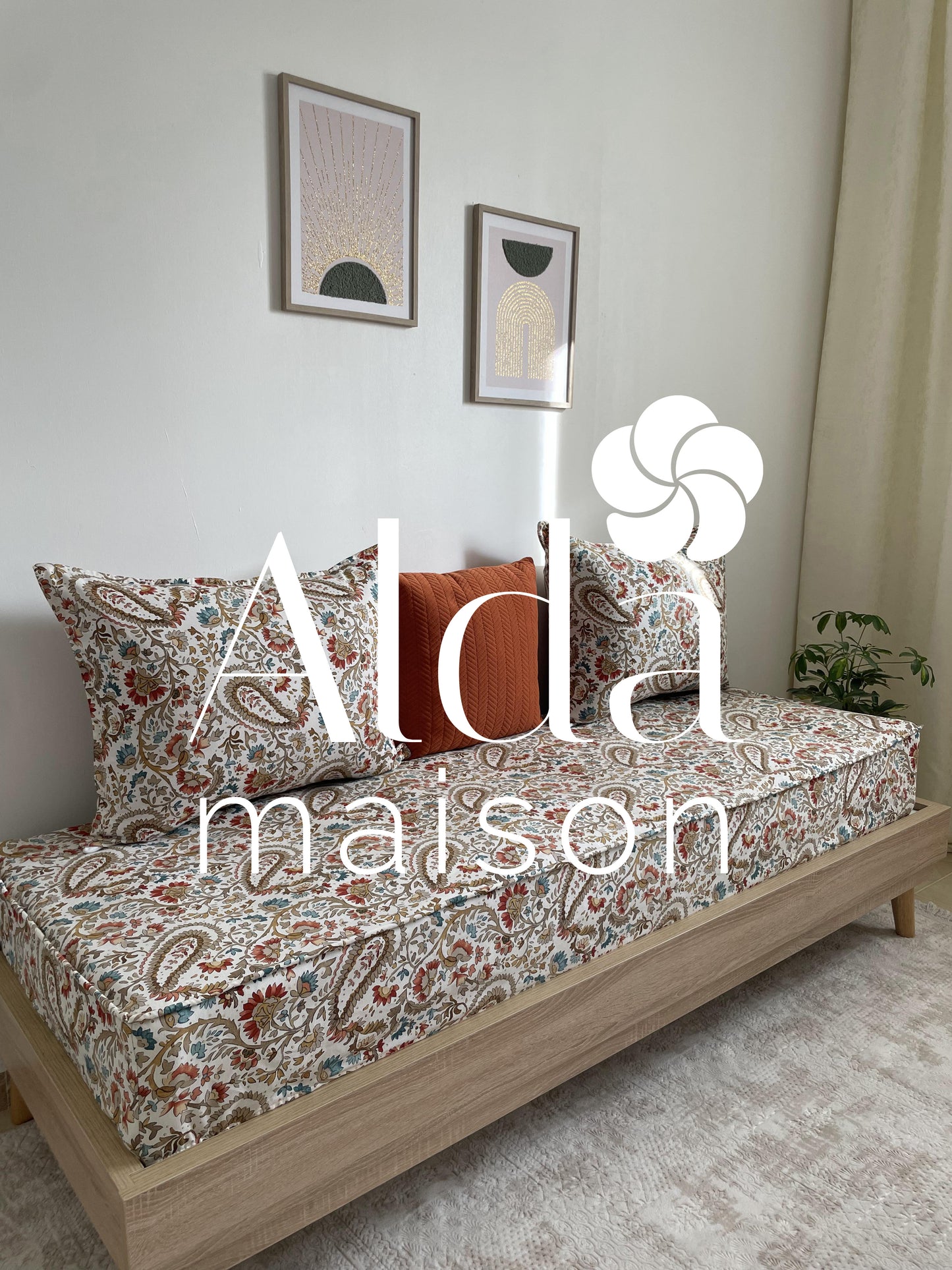 ( تفريشة كانابي واحد مع 2 مخايد ( فارغين ( ARA ROUGE )